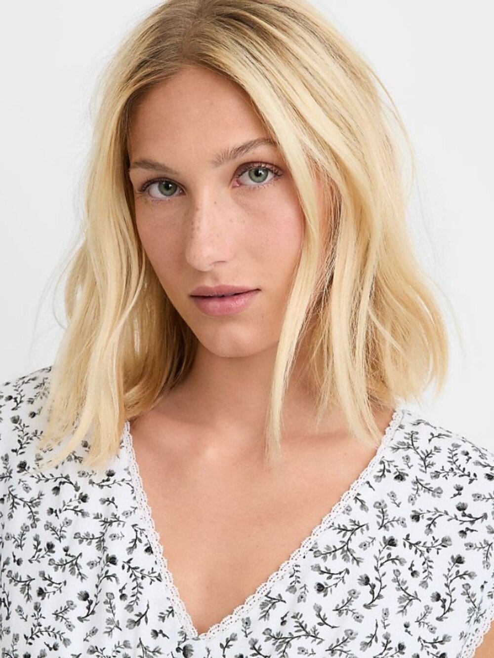 Loft Floral Lace Trim Cap Sleeve Top Size 0 Boho Romantic Lace Summer 2026 - Picture 3 of 9